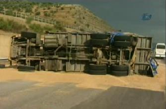 Otoyolda facia! VİDEO