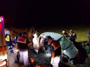 Aslanapa’da trafik kazası: 2 yaralı