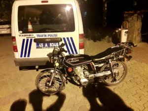 Sarıgöl’de çalınan motosiklet bir günde bulundu