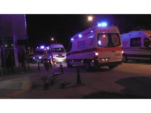 Otomobille cip çarpıştı: 1 ölü, 10 yaralı