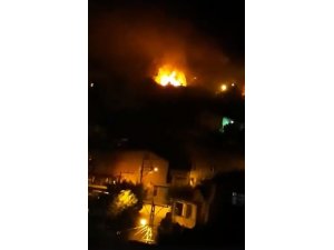Çatı katındaki yangın korkuttu
