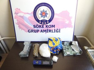 Araç teybine zulalanan uyuşturucu Söke polisinden kaçmadı
