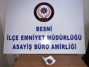 Besni ilçesinde uyuşturucu ele geçirildi