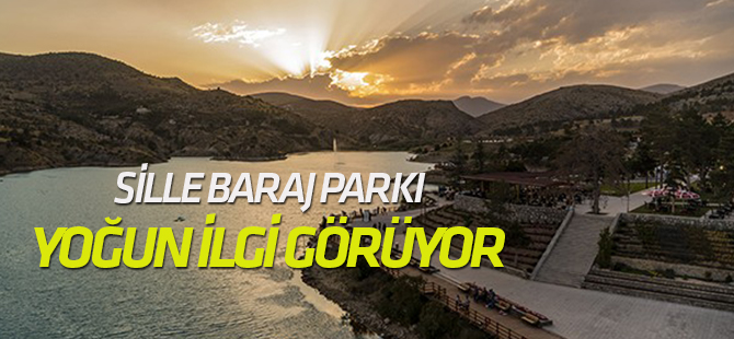 Sille Baraj Parkı yoğun ilgi görüyor
