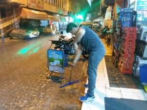 Afyonkarahisar’da şiddetli yağış korkuttu