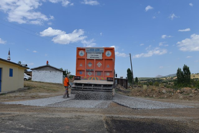 Çumra'da asfalt çalışmaları