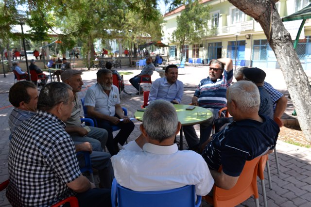 Başkan Oğuz kırsal mahalleleri ziyaret etti