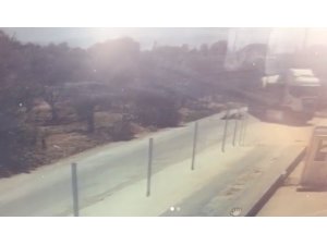 Motosiklet sürücüsünün öldüğü kaza güvenlik kamerasında