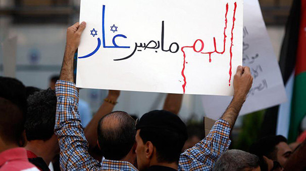 Ürdün'de İsrail'den doğalgaz ithalatı protesto edildi