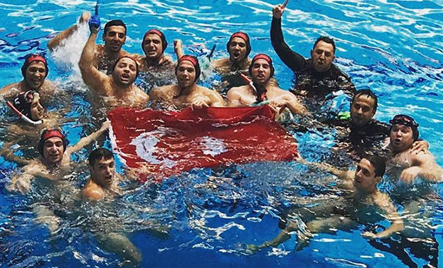 Türkiye Sualtı Hokeyi Milli Takımı çeyrek finalde