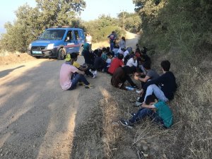 Çanakkale’de 40 kaçak göçmen yakalandı