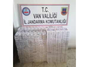 Saray’da 5 bin 800 paket kaçak sigara ele geçirildi