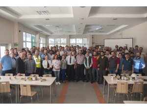 Bursa Çimento çalışanlarından iş güvenliği klibi