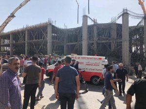 Filistin’de inşaat halindeki bina çöktü: 9 yaralı