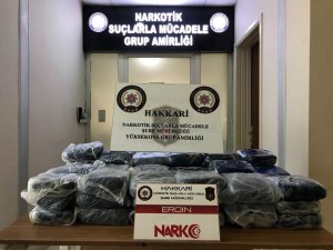 Hakkari’de 69 kilo eroin ele geçirildi