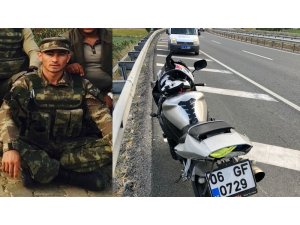 Motosiklet kazasında yaralanan uzman çavuş hayatını kaybetti