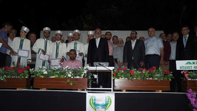 Bozkır'da hafızlık icazet merasimi