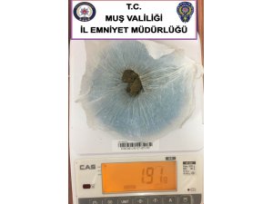 Muş’ta uyuşturucu operasyonu