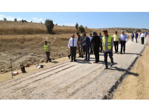 Yozgat'ta köy yolu çalışmaları