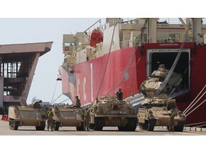 ABD tank ve zırhlı araçları tatbikat için Gürcistan'da