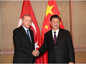 Cumhurbaşkanı Erdoğan,  Çin Devlet Başkanı Şi ile görüştü