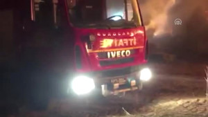 Konya'da saman ve yonca balyaları kundaklama sonucu yandı