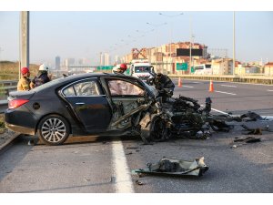 Başakşehir'de trafik kazası: 2 yaralı