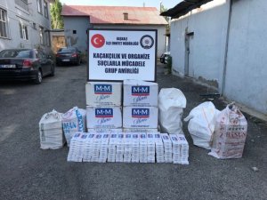 Van’da 7 bin 500 paket kaçak sigara ele geçirildi