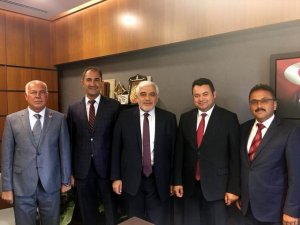 Milletvekili Dülger Kilis’ten gelen heyetlerle bir araya geliyor