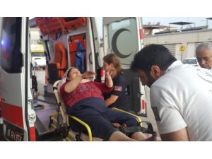 Oksijen tüpü patladı, engelli kız ve annesi yaralandı