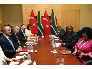Erdoğan Güney Afrikalı mevkidaşıyla görüştü