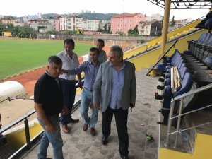 Fatsa İlçe Stadındaki çalışmalarda sona geldi