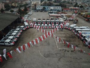 Körfez’e 100 araçlık dev filo