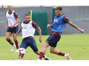 Burak Yılmaz ve Abdulkadir salonda çalıştı