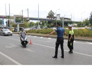 Samsun’da kasksız motosiklet sürücülerine af yok