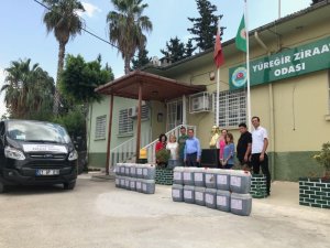 Yüreğir Ziraat Odası’ndan üreticilere ilaç desteği