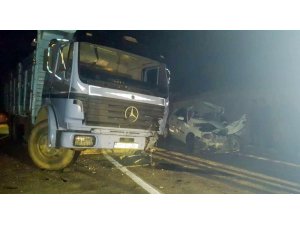 Giresun’da trafik kazası: 1 ölü, 1 yaralı