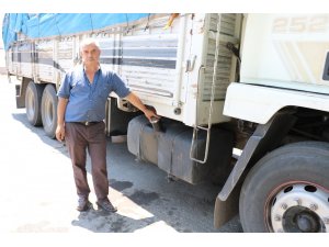 Park halindeki kamyonların mazotu çalındı