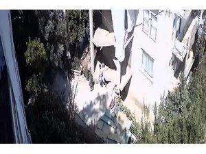 Alanya’da tüp hırsızlığı güvenlik kamerasında