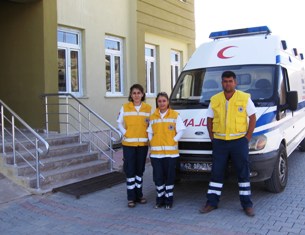 Çeltik’te 112 acil servisi hizmete girdi