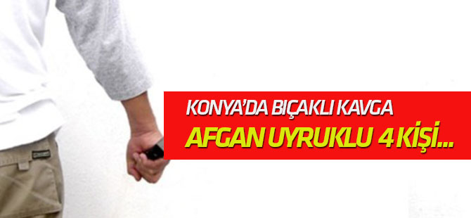 Karapınar'da bıçaklı kavga: 1 yaralı