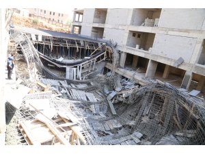 Kahramanmaraş'ta inşaatta göçük: 3 yaralı