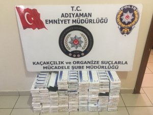 Durdurulan otomobilden kaçak sigara ele geçirildi
