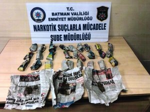 Batman’da 30 paket esrar maddesi ele geçirildi
