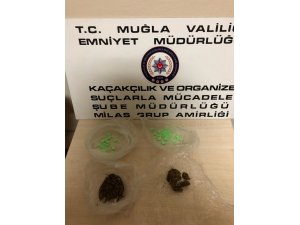 Milas’ta uyuşturucu madde ele geçirildi