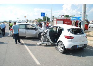 İpsala’da trafik kazası: 4 yaralı