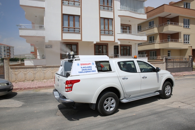 Selçuklu’da ilaçlama çalışmaları