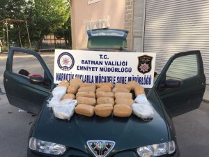 Batman’da 28 kilo uyuşturucu ele geçirildi