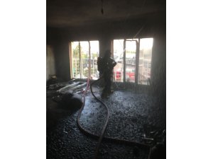 Yangın mahalleliyi korkuttu