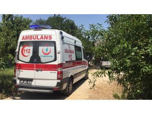 Bahçe sularken aniden yere yığıldı